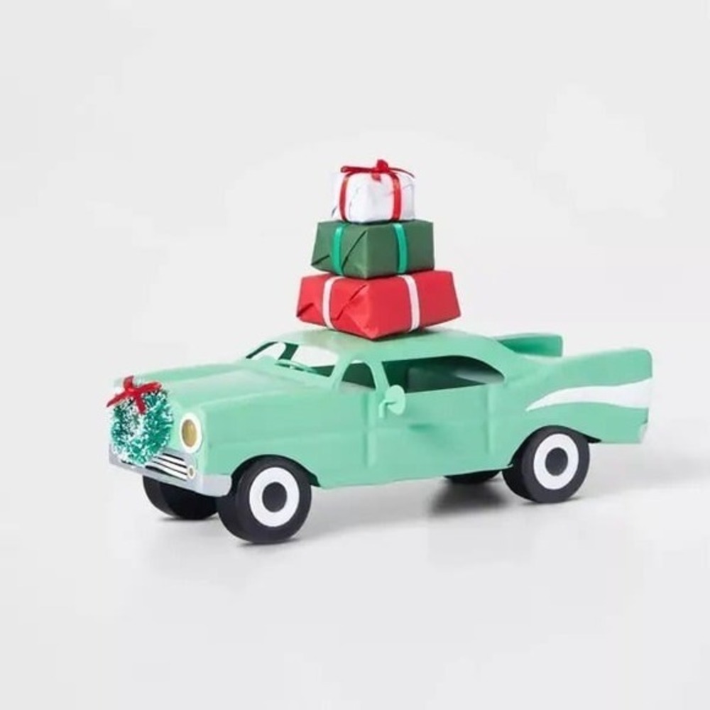 Target Wondershop Medium Metal Car Presents Decorative Holiday Christmas NEW